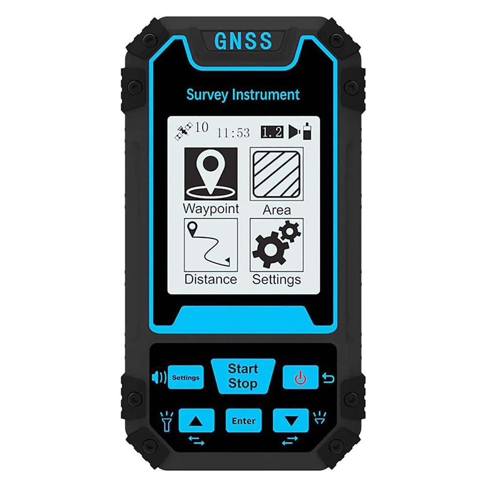 GPS Latitude and Longitude Locator, Handheld GPS Survey Equipment, Position Navigation, Deviation Alert, Speed Display, Track Record, for Land Survey, Outdoor Travel, Site Survey