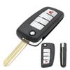 2 Buttons | Keyecu for Sentra 2007 2008 2009 2010 2011 2012 Fsk 315Mhz 4 Buttons Flip Remote Control Car Key with Id46 Chip New 2026 High for Reliable Electronic Component view 1