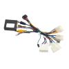 16pin Car Radio Stereo Power Retrofit Wiring Harness Adapter fits for Subaru Legacy Outback Forester XV Crosstrek Support Harman Kardon Amplifier with Hiworld canbus view 1