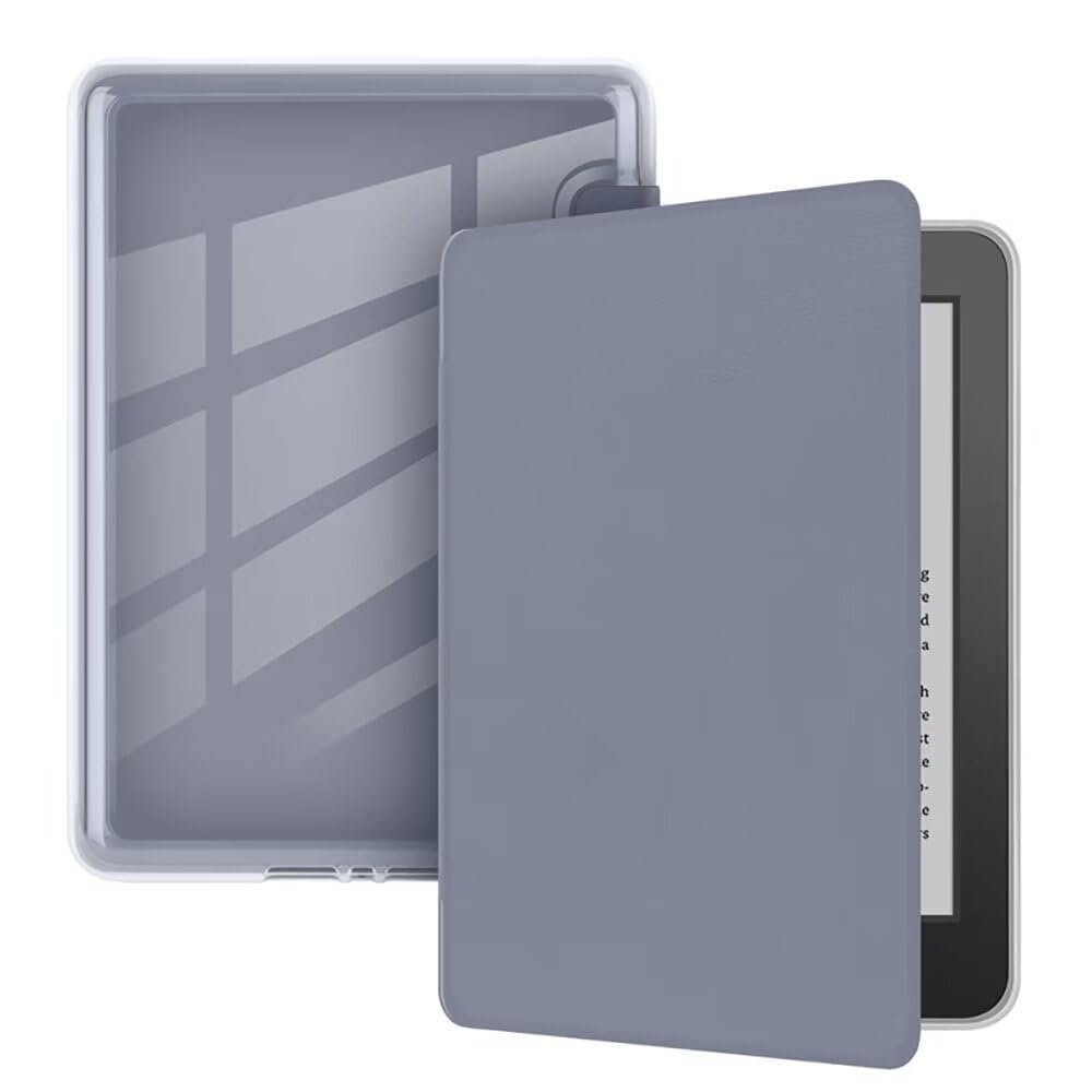 Acrylic Case for Kindle Oasis 9/10th Generation 7" (2017/2019 Release) - Lavender | Ultra Thin Cover with Auto Wake/Sleep, Scratch Protection