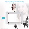 Foldable Splicing 4-Panel LED RGB Video Light 3000K-6500K Fill Light Set with 1/4inch Screw Hole for Live Stream view 2
