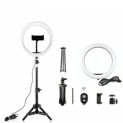 Light 12Inch Lamp Dimmable with Tripod for Studio Photography Makeup Lighting Ringlight