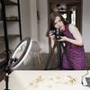 Light 12Inch Lamp Dimmable with Tripod for Studio Photography Makeup Lighting Ringlight view 3