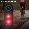 RiToEasysports Bike Camera, Water Proof Rechargeable Bicycle Camera with Tail Light 1080P Rear View Water Proof for Mountain Road Electric Bikes Outdoor (16G) view 2