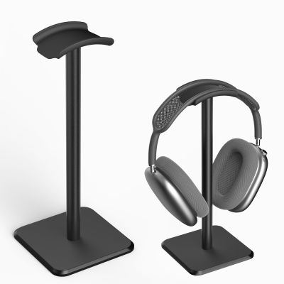 Cewomuc Headphone Stand - Headset Stand with Aluminum Hanger, Headphone Holder for AirPods Max, Sony, Bose, Beats and More (Black)