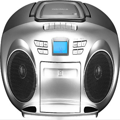 Insignia NS-BBBT20 Boombox Bluetooth AM/FM Radio CD & Cassette Player