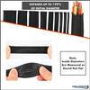 Kable Kontrol Cable Sleeve Expandable Nylon Braided Sleeving - 2 Inch  50 Feet  Automotive Wire Loom, Cable Wrap, Cord Protector from Pets, Cable Management - Black view 3