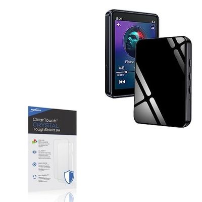 BoxWave Screen Protector Compatible With PtevSoh MP3 Player (16GB) - ClearTouch Crystal ToughShield 9H (2-Pack), Clear 9H Tough Flexible Film Screen Protector