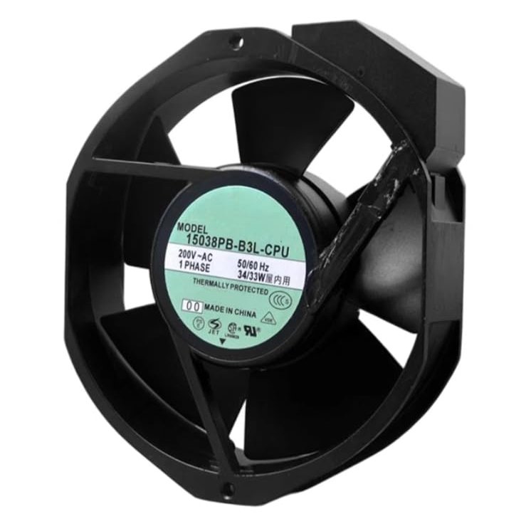 15038PB-B3L-CPU AC 200V 34/33W 50/60Hz 172x150x38mm Cooling Fan