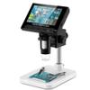 DUYHBAWRS LCD Display Digital Electronic Microscope with 8 LED Stand for Repair Soldering view 1
