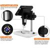 DUYHBAWRS LCD Display Digital Electronic Microscope with 8 LED Stand for Repair Soldering view 3