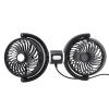 aqxreight Car Fan for Backseat 360 Degree Rotatable USB Powered Vehicle Cooling Fan Compatible with Most Cars Trucks and SUVs view 1
