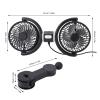 aqxreight Car Fan for Backseat 360 Degree Rotatable USB Powered Vehicle Cooling Fan Compatible with Most Cars Trucks and SUVs view 2