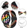 Issinlky 19mm Nylon Braided band for Veryfitpro ID205L, Elastic Round Buckle Strap for GRV FC1 IDW15 ID205S ID205G ID215G ID216 ID205L YM205L BV205L TE021 SW020 SW021 SW023 view 2
