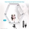 Foldable Splicing 6-Panel LED RGB Video Light 3000K-6500K Dimmable Photography Fill Light Set with Cold Shoe Mount view 3