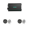 Kicker (2 Pair) 45KM654 6.5" Marine Speakers with 48KMA6004 4 Ch. Marine Amp Bundle view 1