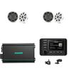 KICKER 51KMC4 Marine Source Unit & (2 Pair) 45KM654 6.5" Marine Speakers with 48KMA6004 4 Ch. Marine Amp Bundle view 1