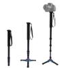 5KG Load Telescopic Aluminum Monopod Tripod, Adjustable 45 165cm, Locking Knob, 360 Degree Rotation, Portable for Camera view 3