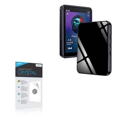 BoxWave Screen Protector Compatible With PtevSoh MP3 Player (8GB) - ClearTouch Crystal (2-Pack), HD Film Skin - Shields From Scratches