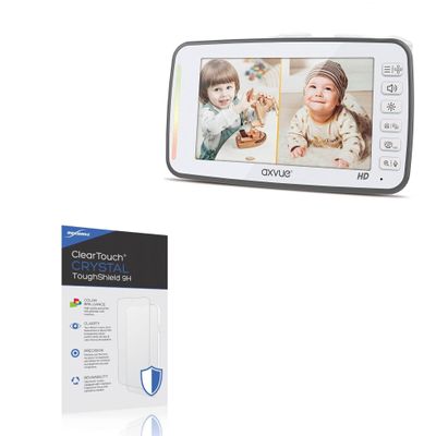 BoxWave Screen Protector Compatible With Axvue A1HD - ClearTouch Crystal ToughShield 9H (2-Pack), Clear 9H Tough Flexible Film Screen Protector