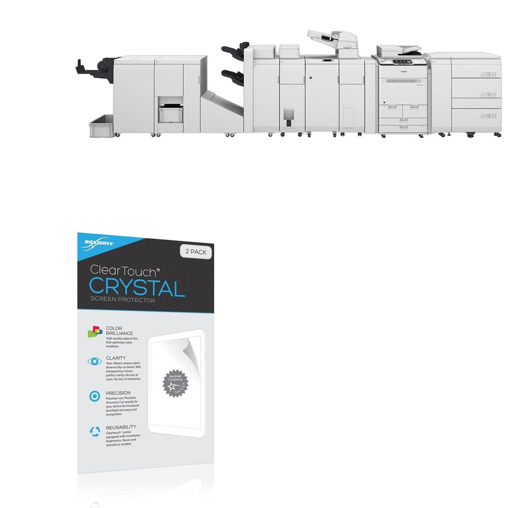 BoxWave Screen Protector Compatible with Canon imagePRESS Lite C270 - ClearTouch Crystal (2-Pack), HD Film Skin - Shields from Scratches