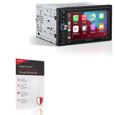BoxWave Screen Protector Compatible with Planet Audio P62CP - ClearTouch Anti-Glare ToughShield 9H (2-Pack), Anti-Glare 9H Tough Flexible Film Screen Protector