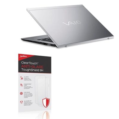BoxWave Screen Protector Compatible With VAIO SX-14 (VJS145X) - ClearTouch Anti-Glare ToughShield 9H (2-Pack), Anti-Glare 9H Tough Flexible Film Screen Protector