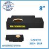 2019-2024 Gladiator 8" Single Sealed Sub Box Subwoofer Enclosure Yellow view 2