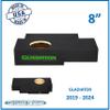 2019-2024 Gladiator 8" Single Sealed Sub Box Subwoofer Enclosure Green view 2