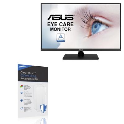 BoxWave Screen Protector Compatible With ASUS VP32UQ - ClearTouch Crystal ToughShield 9H (2-Pack), Clear 9H Tough Flexible Film Screen Protector