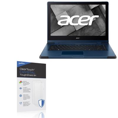 BoxWave Screen Protector Compatible With Acer Enduro Urban N3 (EUN314-51W) - ClearTouch Crystal ToughShield 9H (2-Pack), Clear 9H Tough Flexible Film Screen Protector