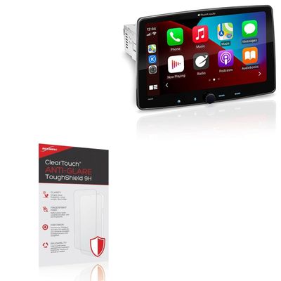 BoxWave Screen Protector Compatible with Planet Audio P90CPA - ClearTouch Anti-Glare ToughShield 9H (2-Pack), Anti-Glare 9H Tough Flexible Film Screen Protector