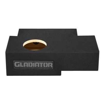 2019-2024 Gladiator Single Sealed Sub Box Subwoofer Enclosure Speaker Box Car Audio Sub Cabinet Subwoofer Drawer Custom (Grey, 8")
