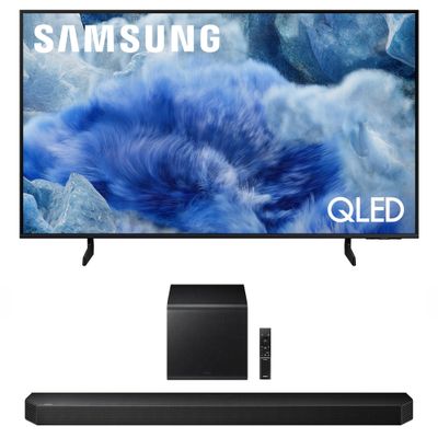 Samsung QN43Q8FAAFXZA 43 Inch Class QLED Q8F 4K Vision AI Smart TV with a HW-Q800F Q Series Soundbar 5.1.2 Ch Subwoofer (2025)