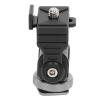 Camera Monitor Mount with 360 Degree Rotation, 180 Degree Tilt, Cold Shoe and 1/4 Inch Screw, Aluminum Alloy Material for Tripods, Cameras and More view 3