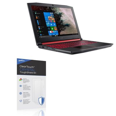 BoxWave Screen Protector Compatible With Acer Nitro 5 (AN517-42) - ClearTouch Crystal ToughShield 9H (2-Pack), Clear 9H Tough Flexible Film Screen Protector