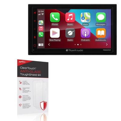 BoxWave Screen Protector Compatible with Planet Audio P9900CPACP - ClearTouch Anti-Glare ToughShield 9H (2-Pack), Anti-Glare 9H Tough Flexible Film Screen Protector