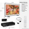 Samsung 65-Inch The Frame LS03D QLED 4K Smart TV Bundle, Quantum HDR, Art Mode, Slim Fit Wall Mount, Alexa Built-in w/AUX HDMI Cable, CPS 24-Month Protection, Streaming Bundle view 2