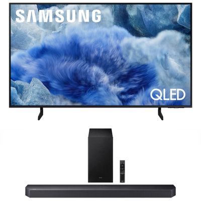 Samsung QN43Q8FAAFXZA 43 Inch Class QLED Q8F 4K Vision AI Smart TV with a HW-Q600F Q Series Soundbar 3.1.2 Ch Sound and Subwoofer (2025)