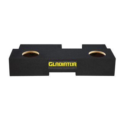2019-2024 Gladiator Dual Sealed Sub Box Subwoofer Enclosure Speaker Box Car Audio Sub Cabnet Custom Car Audio (Yellow, 8")