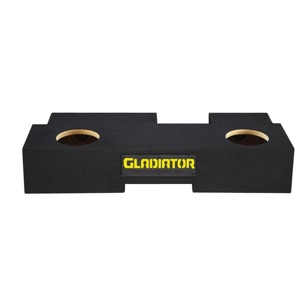 2019-2024 Gladiator Dual Sealed Sub Box Subwoofer Enclosure Speaker Box Car Audio Sub Cabnet Custom Car Audio (Yellow, 8")
