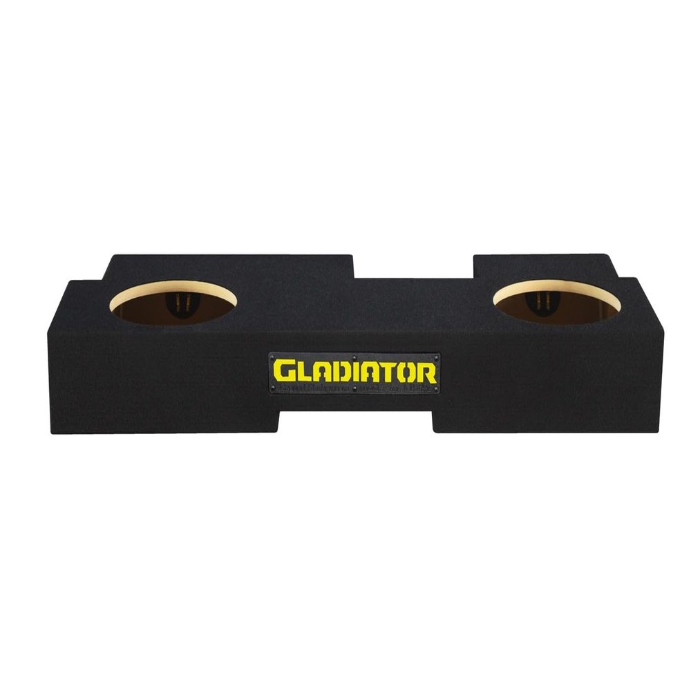 2019-2024 Gladiator Dual Sealed Sub Box Subwoofer Enclosure Speaker Box Car Audio Sub Cabnet Custom Car Audio (Yellow, 10")