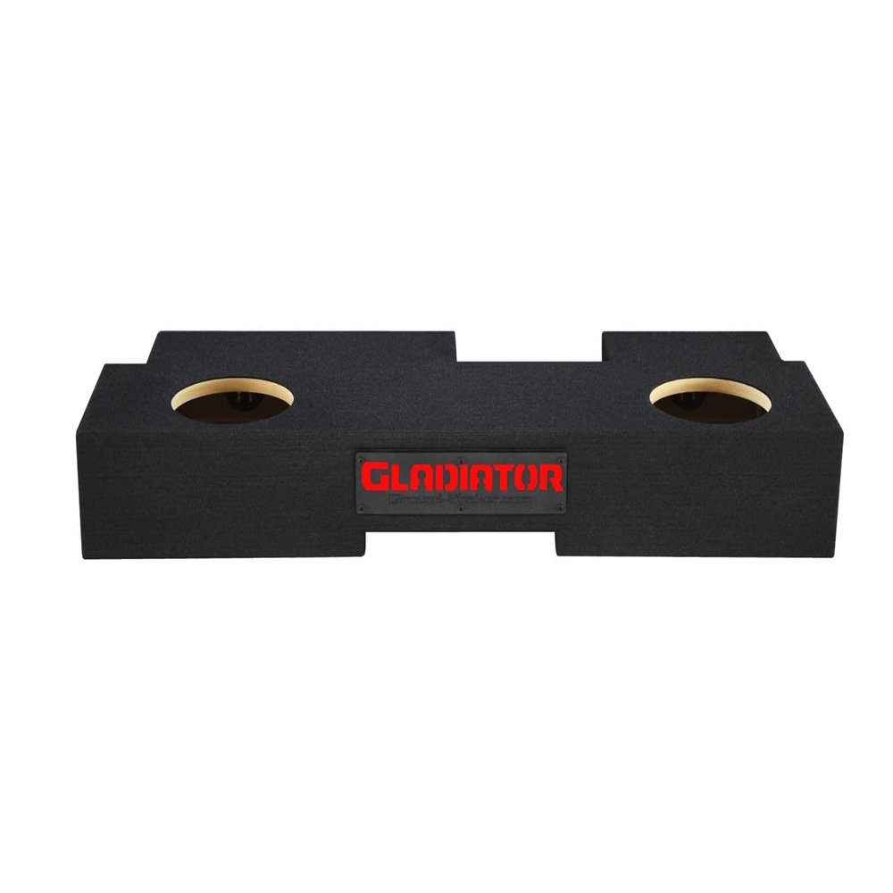 2019-2024 Gladiator Dual Sealed Sub Box Subwoofer Enclosure Speaker Box Car Audio Sub Cabnet Custom Car Audio (RED, 8")