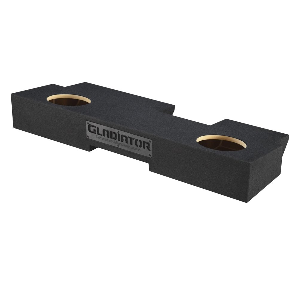 2019-2024 Gladiator Dual Sealed Sub Box Subwoofer Enclosure Speaker Box Car Audio Sub Cabnet Custom Car Audio (Black, 8")