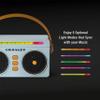 Crosley CR3050A-SB Mini Boombox Retro Portable Bluetooth Speaker with LED Lights, Sky Blue view 3