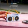 Crosley CR3050A-SB Mini Boombox Retro Portable Bluetooth Speaker with LED Lights, Sky Blue view 4