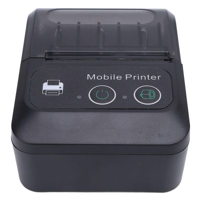 Zopsc Bluetooth Receipt Thermal Printer for Small Business, 203dpi Resolution 50 to 80mm s Print Speed, 58mm POS Receipt Printer for Clothing Industry Convenience Stores