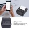Zopsc Bluetooth Receipt Thermal Printer for Small Business, 203dpi Resolution 50 to 80mm s Print Speed, 58mm POS Receipt Printer for Clothing Industry Convenience Stores view 2