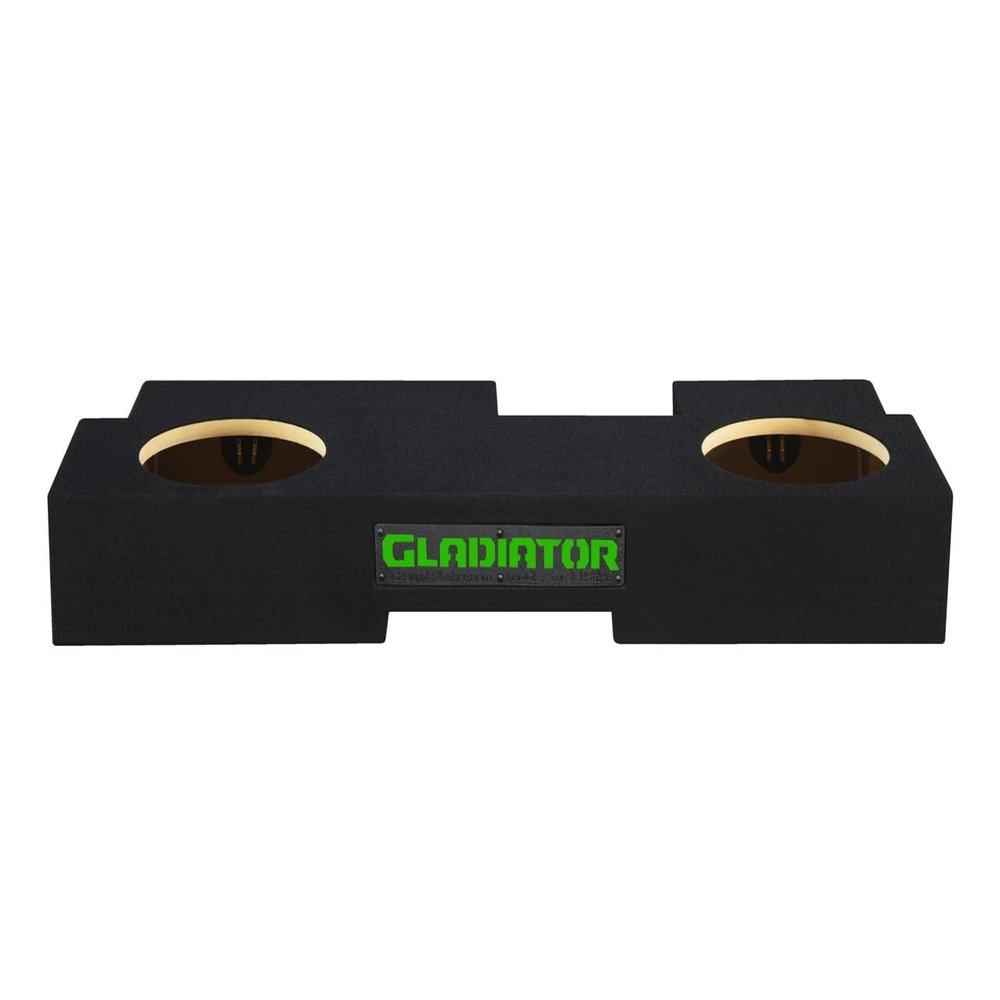 2019-2024 Gladiator Dual Sealed Sub Box Subwoofer Enclosure Speaker Box Car Audio Sub Cabnet Custom Car Audio (Green, 12")