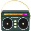 Crosley CR3050A-JU Mini Boombox Retro Portable Bluetooth Speaker with LED Lights, Juniper view 1